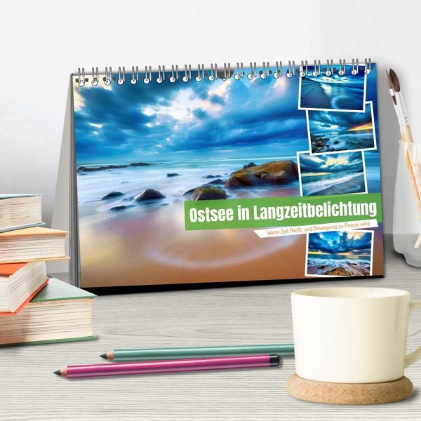 Produktbild: Ostsee in Langzeitbelichtung (Tischkalender 2027 DIN A5 quer), CALVENDO Monatskalender