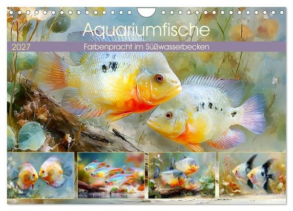 Produktbild: Aquariumfische. Farbenpracht im S&uuml;&szlig;wasserbecken (Wandkalender 2027 DIN A4 quer), CALVENDO Monatskalender