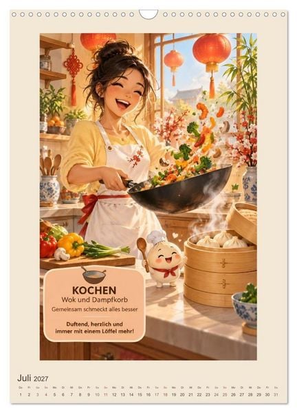 Produktbild: Beliebte Hobbys in China (Wandkalender 2027 DIN A3 hoch), CALVENDO Monatskalender