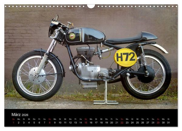 Produktbild: Motorrad Oldtimer (Wandkalender 2026 DIN A3 quer), CALVENDO Monatskalender