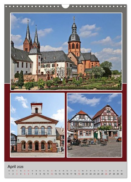 Produktbild: Rhein-Main 2026 vom Taxifahrer Petrus Bodenstaff (Wandkalender 2026 DIN A3 hoch), CALVENDO Monatskalender