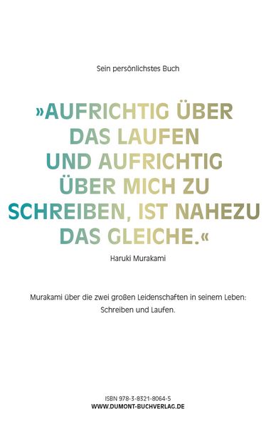 Produktbild: Wovon ich rede, wenn ich vom Laufen rede