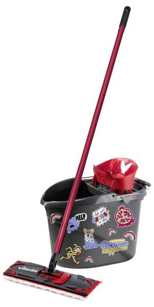 Produktbild: Vileda 183753 ULTRAMAX MY STYLE Box - Dirt is Good Bodenwischer-Set Anthrazit, Rot 1St.