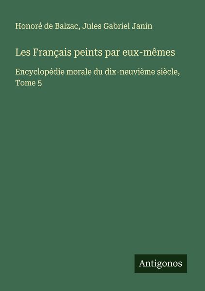 Produktbild: Les Fran&ccedil;ais peints par eux-m&ecirc;mes