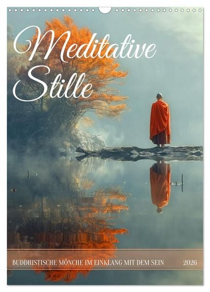 Produktbild: Meditative Stille (Wandkalender 2026 DIN A3 hoch), CALVENDO Monatskalender