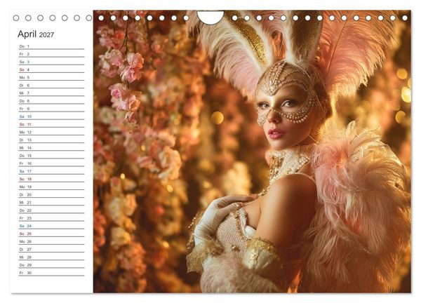 Produktbild: Burlesque Glamour (Wandkalender 2027 DIN A4 quer), CALVENDO Monatskalender