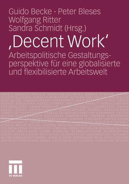 Produktbild: ,Decent Work'
