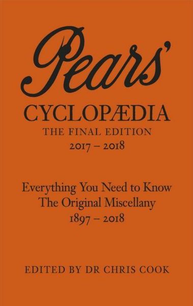 Produktbild: Cook, C: Pears' Cyclopaedia 2016-2017