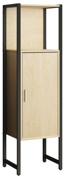 Produktbild: Holz Metall Badm&ouml;bel Midischrank Badschrank Edino