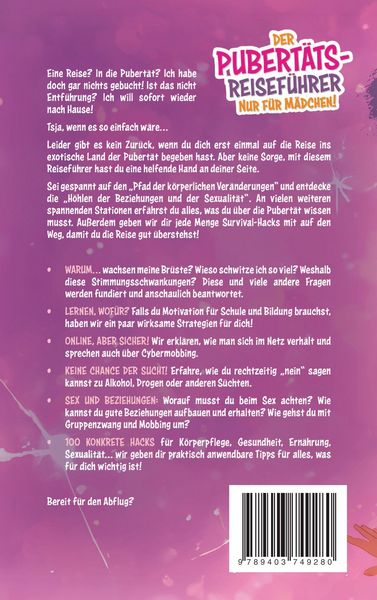 Produktbild: F&uuml;r Eltern verboten: Der Pubert&auml;ts-Reisef&uuml;hrer nur f&uuml;r M&auml;dchen! 100 Hacks f&uuml;r Pickel, Pille & Co. F&uuml;r eine entspannte Reise durch die Teenagerzeit.
