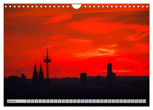 Produktbild: K&ouml;lsche Impressionen bei Tag und Nacht (Wandkalender 2026 DIN A4 quer), CALVENDO Monatskalender