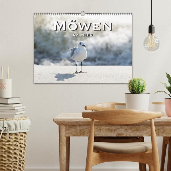 Produktbild: M&ouml;wen am Meer (Wandkalender 2026 DIN A3 quer), CALVENDO Monatskalender