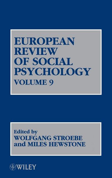 Produktbild: European Review of Social Psychology