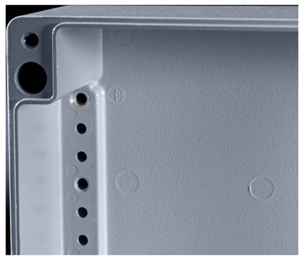 Produktbild: Rittal GA 9112.210 9112.210 Universal-Geh&auml;use 160 x 90 x 160 Aluminium Grau (RAL 7001) 1 St.