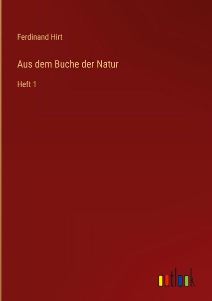 Produktbild: Aus dem Buche der Natur