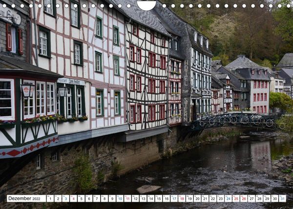 Produktbild: Monschau - Fachwerkidylle in der Eifel (Wandkalender 2022 DIN A4 quer)