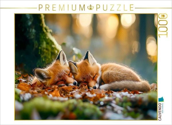 CALVENDO Puzzle Füchse | 1000 Teile Lege-Größe 64x48cm Foto-Puzzle für glückliche Stunden, Sonstige von , Calvendo Puzzle