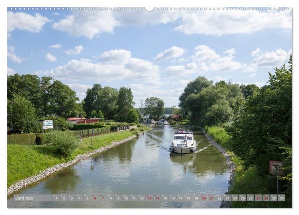 Produktbild: Hausbooturlaub Deutschland - Mecklenburgische Seenplatte (Wandkalender 2026 DIN A2 quer), CALVENDO Monatskalender
