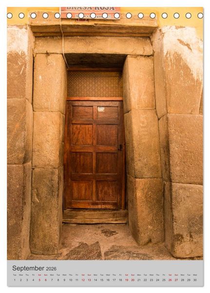 Produktbild: Doors of the world (Desk Calendar 2026 DIN A5 portrait), CALVENDO 12 Month DeskCalendar