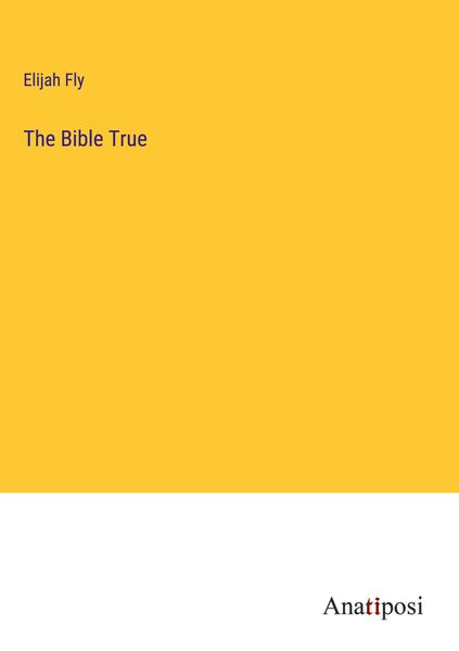 Produktbild: The Bible True