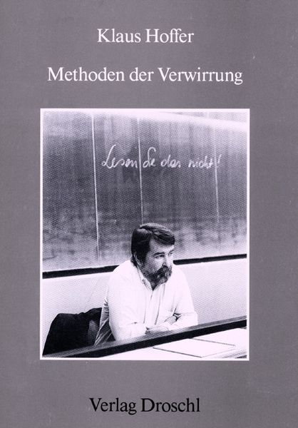 Produktbild: Methoden der Verwirrung