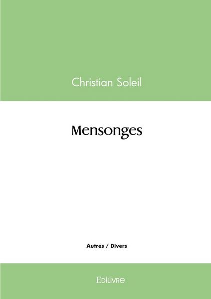 Produktbild: Mensonges