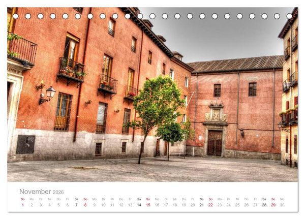 Produktbild: Madrid eine Stadt zum Verlieben (Tischkalender 2026 DIN A5 quer), CALVENDO Monatskalender