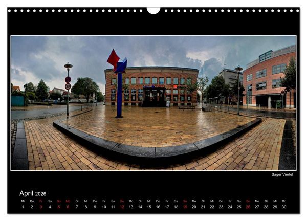 Produktbild: Neum&uuml;nster - Meine Stadt (Wandkalender 2026 DIN A3 quer), CALVENDO Monatskalender