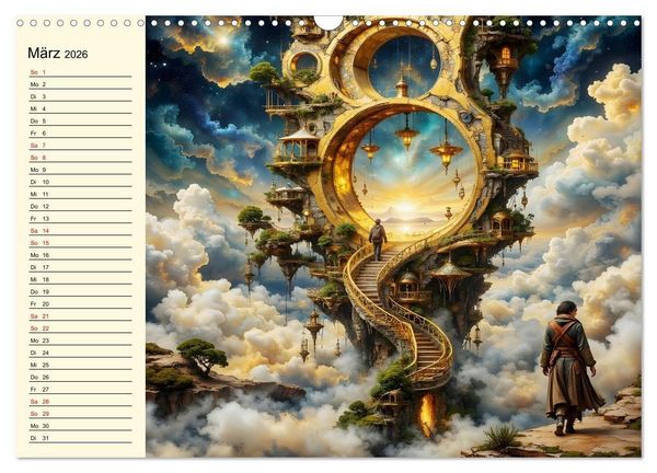 Produktbild: Flucht ins Wunder (Wandkalender 2026 DIN A3 quer), CALVENDO Monatskalender