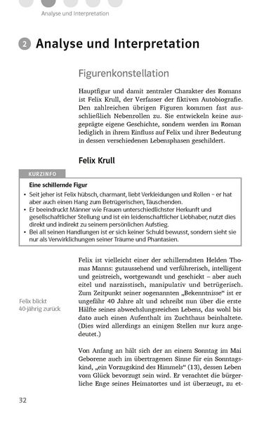 Produktbild: Klett Lekt&uuml;rehilfen Thomas Mann, Bekenntnisse des Hochstaplers Felix Krull