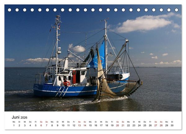 Produktbild: Insel Amrum - Ein Juwel unterm norddeutschen Himmel (Tischkalender 2026 DIN A5 quer), CALVENDO Monatskalender