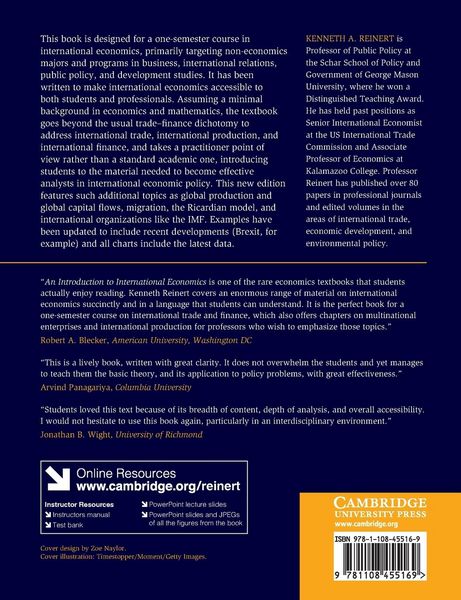 Produktbild: An Introduction to International Economics