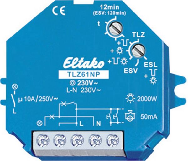 Produktbild: Eltako 61100102 Treppenlichtzeitschalter Einbau 230 V/AC
