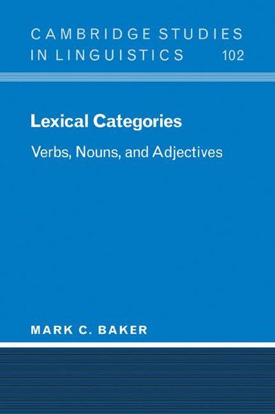 Produktbild: Lexical Categories