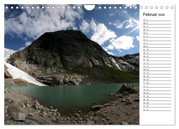 Produktbild: Norwegen und seine Sch&ouml;nheiten 2026 (Wandkalender 2026 DIN A4 quer), CALVENDO Monatskalender