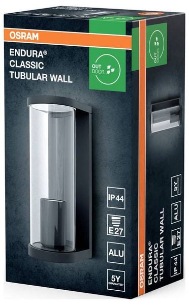Produktbild: OSRAM HOMELIGHTING ENDURA Classic Tubular Wall E27 4099854452499 LED-Au&szlig;enwandleuchte
