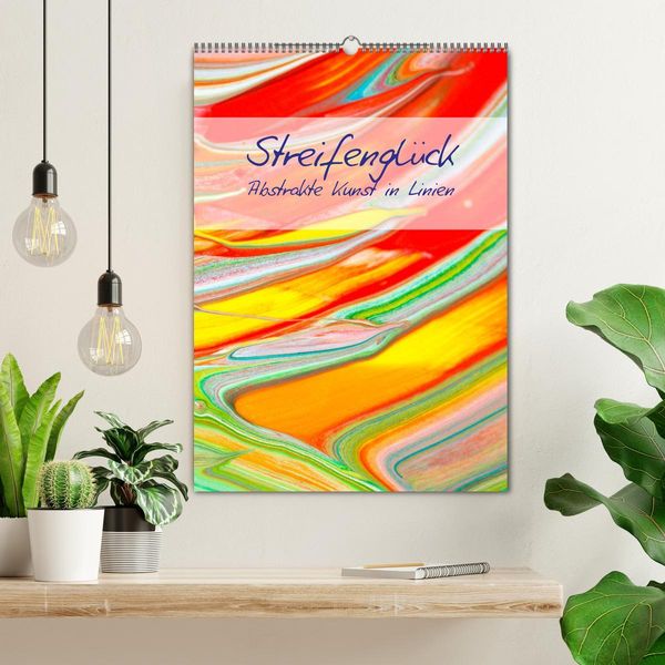 Produktbild: Streifengl&uuml;ck (Wandkalender 2026 DIN A2 hoch), CALVENDO Monatskalender