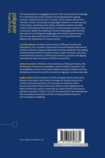 Produktbild: Ageing, Health and Pensions in Europe