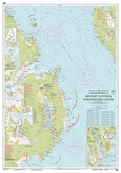 Produktbild: C69 Loch Ryan to Belfast Lough and Strangford Lough, Imray Chart