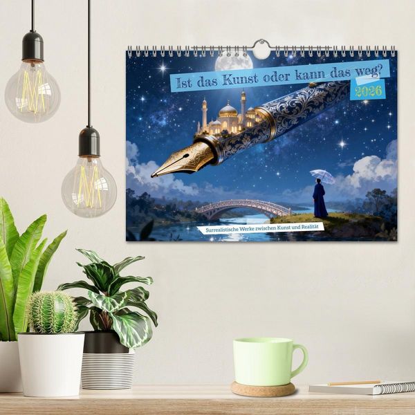 Produktbild: Ist das Kunst oder kann das weg? (Wandkalender 2026 DIN A4 quer), CALVENDO Monatskalender