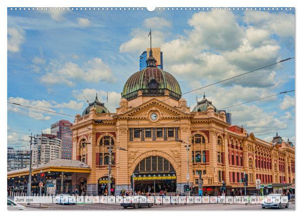 Produktbild: Melbourne Impressionen (Wandkalender 2026 DIN A2 quer), CALVENDO Monatskalender