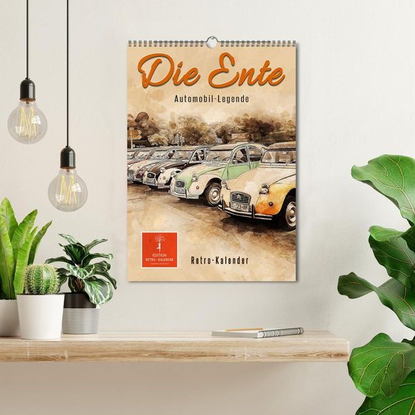 Produktbild: Die Ente - Automobil Legende (Wandkalender 2026 DIN A3 hoch), CALVENDO Monatskalender