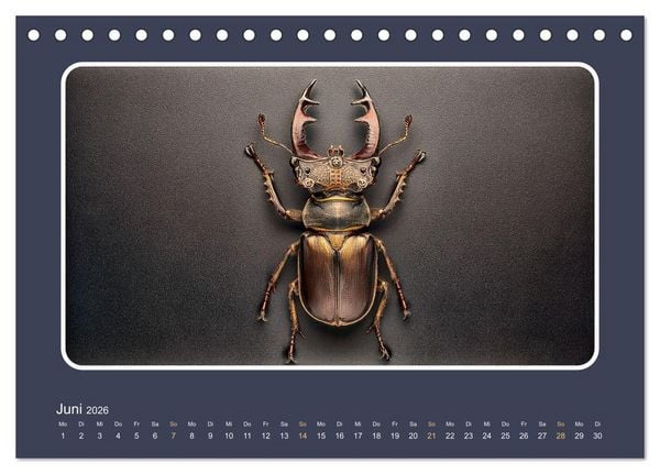 Produktbild: Roboterinsekten (Tischkalender 2026 DIN A5 quer), CALVENDO Monatskalender