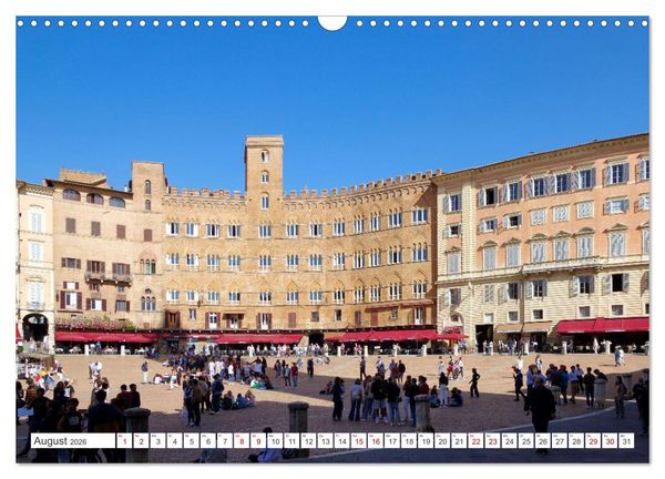Produktbild: Siena - Welterbe in der Toskana (Wandkalender 2026 DIN A3 quer), CALVENDO Monatskalender
