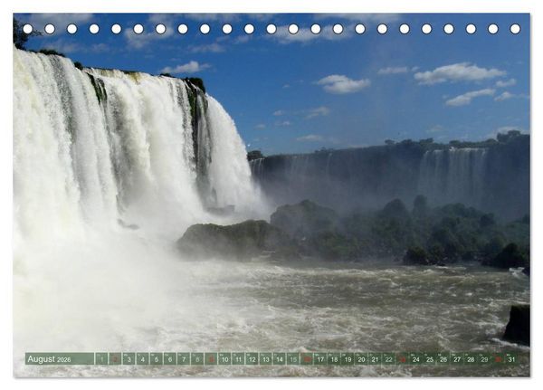 Produktbild: Mein S&uuml;damerika, mein Iguazu (Tischkalender 2026 DIN A5 quer), CALVENDO Monatskalender