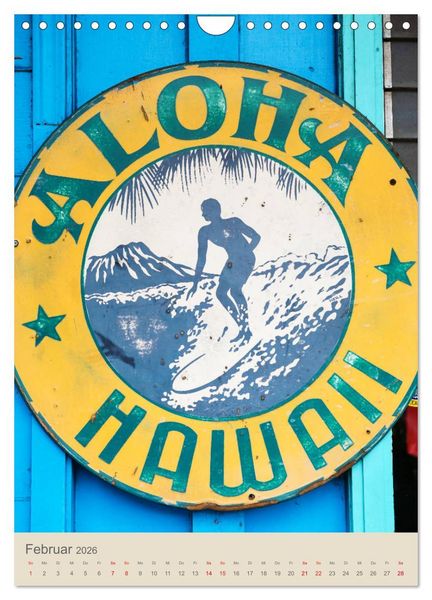 Produktbild: O'ahu - Hawaii, Bilder aus dem S&uuml;dseeparadies (Wandkalender 2026 DIN A4 hoch), CALVENDO Monatskalender