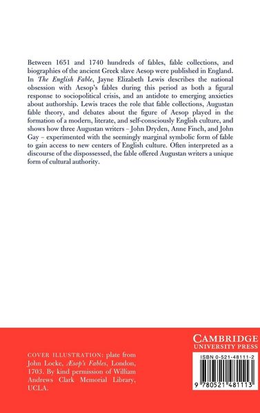 Produktbild: The English Fable