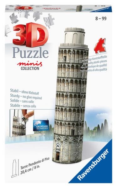 3D Puzzle Ravensburger Mini Schiefer Turm von Pisa 54 Teile
