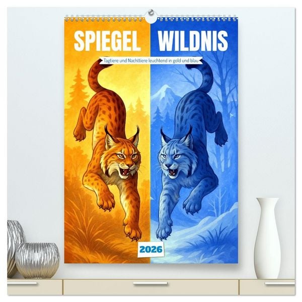 Produktbild: Spiegelwildnis (hochwertiger Premium Wandkalender 2026 DIN A2 hoch), Kunstdruck in Hochglanz