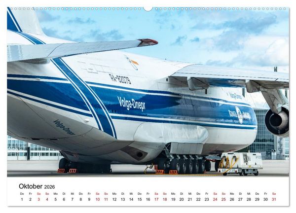Produktbild: Planespotting am Flughafen M&uuml;nchen (hochwertiger Premium Wandkalender 2026 DIN A2 quer), Kunstdruck in Hochglanz